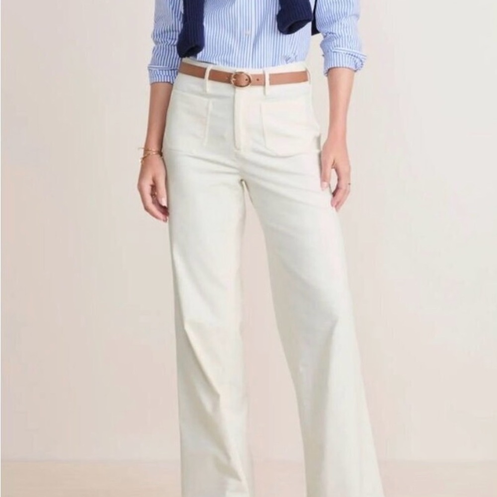 EUC Vineyard Vines Cream Flare Women's Jeans